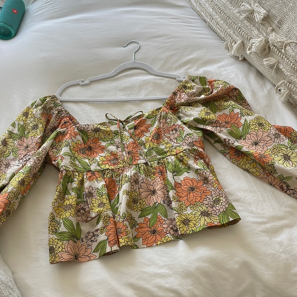 Jcrew floral top